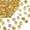 Preciosa&reg MAXIMA Crystal Round Stones, Czech Crystal, Dura Foiling, Round(431 11 615 Chaton), 10020 Light Topaz, SS39(8.15~8.4mm)