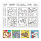 PVC Plastic Stamps, for DIY Scrapbooking, Photo Album Decorative, Cards Making, Stamp Sheets, Animal Pattern, 16x11x0.3cm