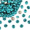 Preciosa&reg MAXIMA Crystal Round Stones, Czech Crystal, Dura Foiling, Round(431 11 615 Chaton), 60230 Blue Zircon, SS8/PP17(2.3~2.5mm)