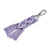 Polycotton(Polyester Cotton) Tassel Big Pendants Decorations FIND-R089-07-2