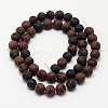 Natural Mahogany Obsidian Beads Strands G-D681-6mm-2