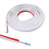 Self Adhesive Semicircular Hard PVC Cable Cover AJEW-WH0886-24C-1
