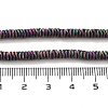 Electroplated Synthetic Non-magnetic Hematite Beads Strands G-H020-M01-19-4