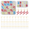 2Pcs 2 Style Letter & Number Silicone Pendant Molds DIY-TA0005-69-1