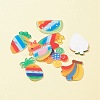 16Pcs 8 Style Acrylic Cabochons MACR-FS0001-46-3