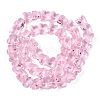 Transparent Glass Beads GLAA-Q066-14mm-B17-3
