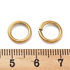 Ion Plating(IP) 304 Stainless Steel Open Jump Rings X-STAS-M081-02G-01-4