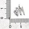 Brass Micro Pave Cubic Zirconia Pendants KK-B132-12P-M-3