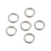 304 Stainless Steel Closed Jump Rings STAS-G393-06P-03-1