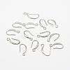 Brass Earring Hooks KK-F714-06S-1