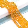 Electroplate Glass Beads Strands X1-EGLA-A034-T4mm-L11-4
