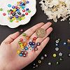 120Pcs 10Colors Handmade Evil Eye Lampwork Beads LAMP-SZ0001-16-4