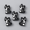 Cat Silicone Beads SIL-WH0002-86E-1