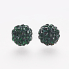 Polymer Clay Rhinestone Beads X-RB-K050-10mm-C16-2