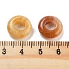 Natural Yellow Aventurine European Beads G-C134-01E-3