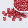 Opaque Acrylic European Beads X-PL338-5-2
