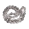 Electroplate Glass Beads Strands EGLA-N012-08W-2
