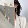 Pearl Clip-on Earrings Tassel Earrings Vintage Ear Cuff Luxury Retro Jewelry YG6221-6-1