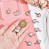 10Pcs 304 Stainless Steel Pendants STAS-UN0053-24-4