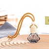 8ML Polygon Glass Perfume Bottles Air Freshener Diffuser Bottle Hanging Ornamen PW-WGF8FD9-04-1