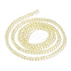 Electroplate Transparent Glass Beads Strands LS-GLAA-H021-01A-FR04-5