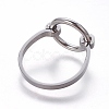 Tarnish Resistant 304 Stainless Steel Finger Rings RJEW-E158-08P-3