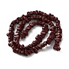 Spray Painted Synthetic Non-magnetic Hematite Beads Strands G-C248-E01-2