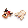 Christmas Theme Alloy Enamel Pendants ENAM-N056-403E-2