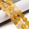 Natural Topaz Jade Beads Strands G-C159-B02-01-2