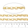 Rectangle Brass Link Chains CHC-Q020-01G-3