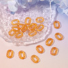 20Pcs Transparent Acrylic Quick Link Connectors OACR-TADJ0001-03H-3