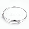 Tarnish Resistant Adjustable 304 Stainless Steel Expandable Bangle Making BJEW-H510-01P-1