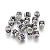 Enamel Alloy European Beads EA8640-2-2