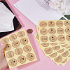 120Pcs Flat Translucent Glassine Waxed Paper Treat Bags Cookie Bags STIC-CP0001-11G-3