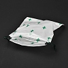 Plastic Frosted Drawstring Bags ABAG-M003-01A-07-4