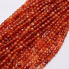 Natural Agate Beads Strands G-G580-4mm-04-1