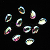 Teardrop Transparent Glass Cabochons MRMJ-T009-116B-1