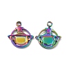 Ion Plating(IP) 304 Stainless Steel Pendants STAS-B032-31MC-1