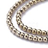 Electroplate Glass Beads Strands EGLA-K014-A-FP01-4