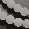 Natural White Jade Round Beads Strands G-D662-8mm-1