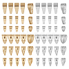 72Pcs 12 Styles Brass Snap on Bails KK-PH0014-50-1
