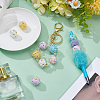 10Pcs 5 Colors Handmade Polymer Clay Beads CLAY-FG0001-02-4