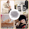 Artificial Wool Gnome Beard Costume Beard OCOR-WH0078-101F-5