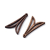 Walnut Wood Laser Cut Pendants WOOD-Q051-01G-2