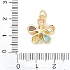 Brass Micro Pave Cubic Zirconia Pendants LS-KK-D258-03G-01-3