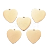 304 Stainless Steel Pendants STAS-I140-10A-G-2