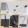 Plastic Assembled Action Figure Display Holders ODIS-WH0043-79-4