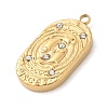304 Stainless Steel Pendants LS-STAS-F349-03G-08-2