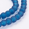 Baking Paint Transparent Glass Bead Strands X-GLAA-S031-6mm-31-3