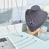 20Pcs 2 Colors 304 Stainless Steel Cable Chain Necklaces Set MAK-NB0001-23-5